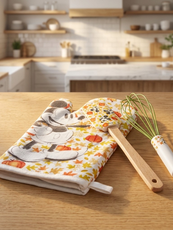 Disney Other - Disney Mickey Mouse Fall Oven Mitt and Spatula Set